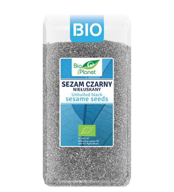 BIO PLANET Sezam czarny BIO 400g