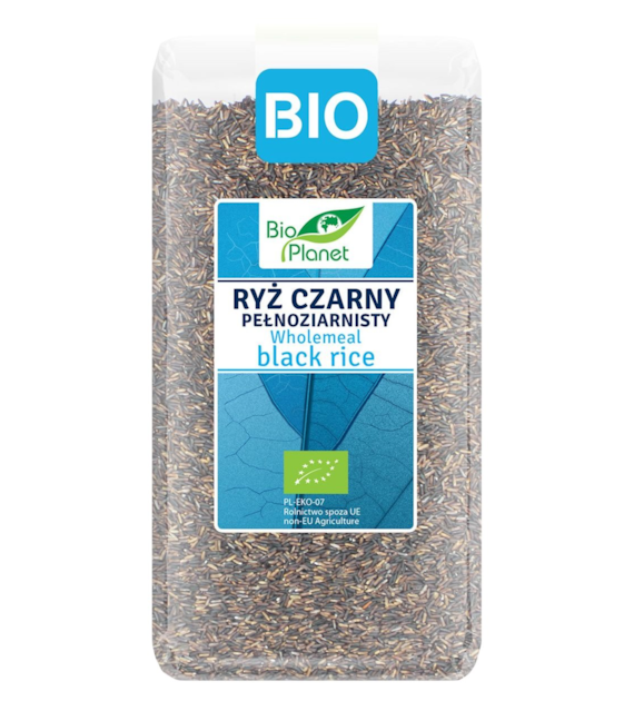 BIO PLANET Ryż czarny pełnoziarnisty BIO 500g