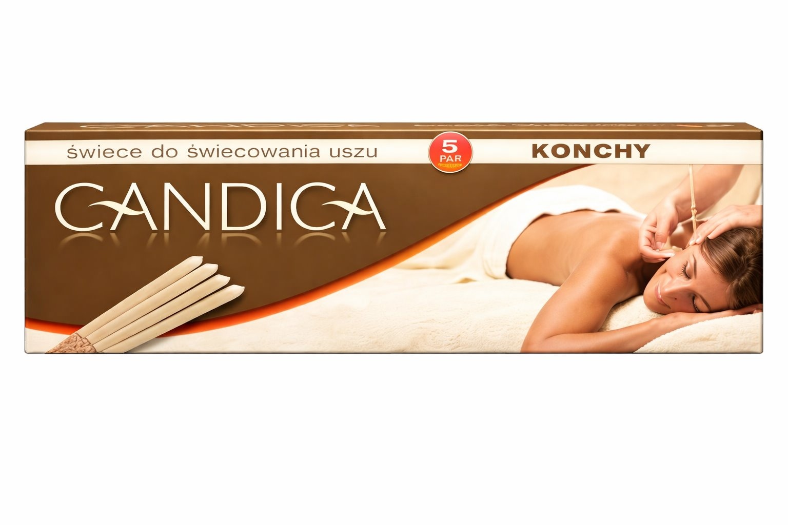 AURA HERBALS Świece do świecowania uszu KONCHY Candica 5 par
