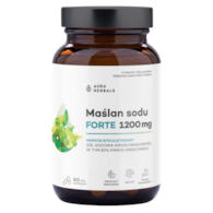 AURA HERBALS Maślan sodu FORTE mikrokapsułkowany 1200mg, 60 kaps.
