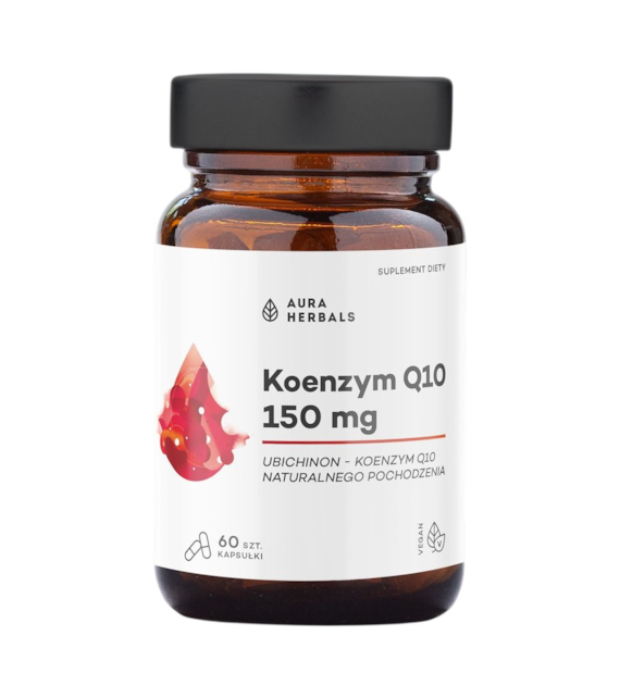 AURA HERBALS Koenzym Q10 150mg, 60 kaps.