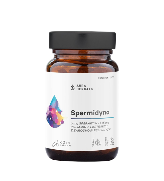 AURA HERBALS Spermidyna 6mg 60 veg. kaps.