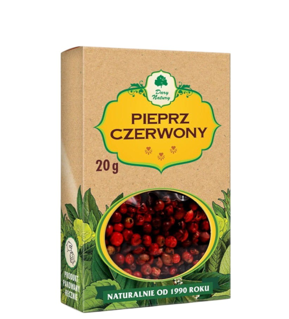 Pieprz czerwony 20g DARY NATURY
