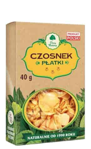 Czosnek płatki 40g DARY NATURY