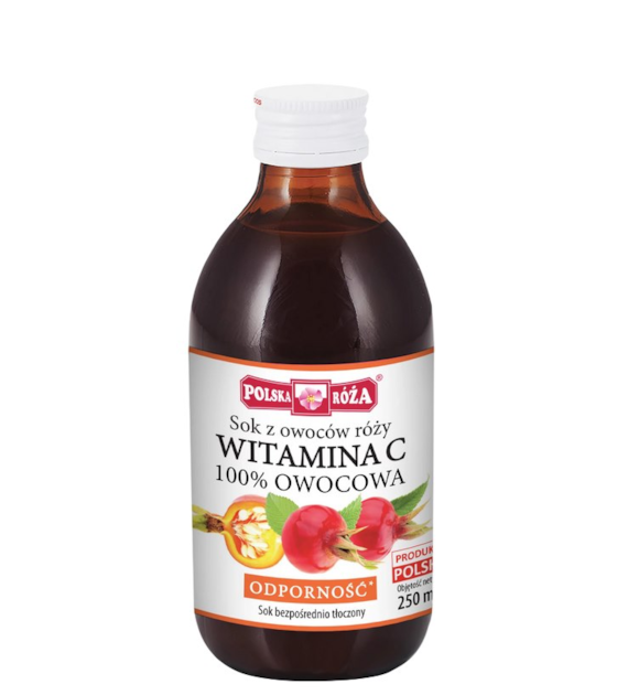 Witamina C 100% owocowa 250ml POLSKA RÓŻA