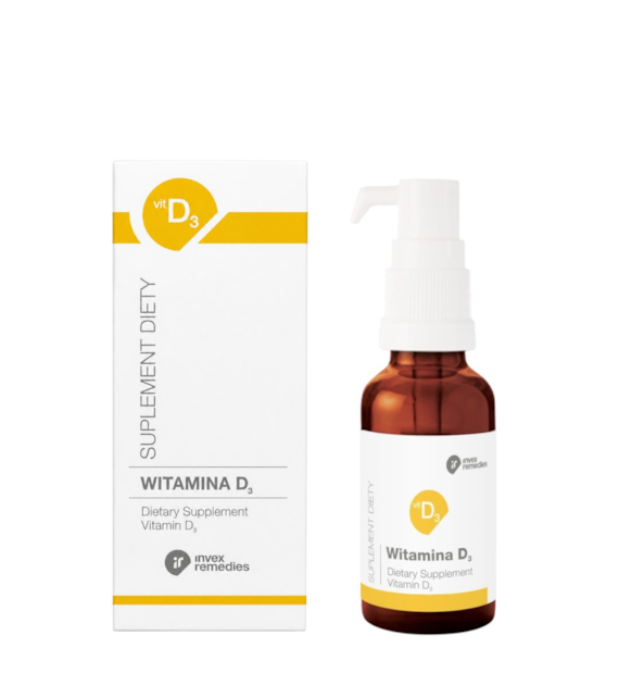 Witamina D3 w kroplach 30ml INVEX REMEDIES