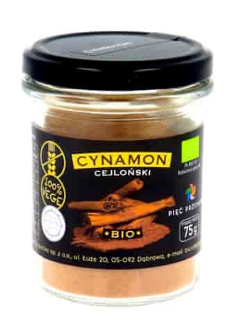 PIĘĆ PRZEMIAN Cynamon cejloński BIO mielony 75g
