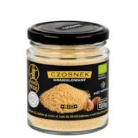 PIĘĆ PRZEMIAN Czosnek granulowany bezglutenowy BIO 120g