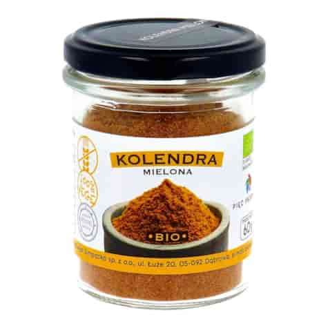 PIĘĆ PRZEMIAN Kolendra mielona bezglutenowa BIO 60g