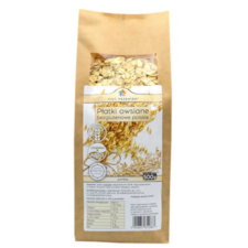 PIĘĆ PRZEMIAN Płatki owsiane bezglutenowe POLSKIE jumbo 500g