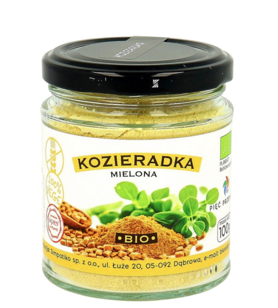 PIĘĆ PRZEMIAN Kozieradka mielona bezglutenowa BIO 100g