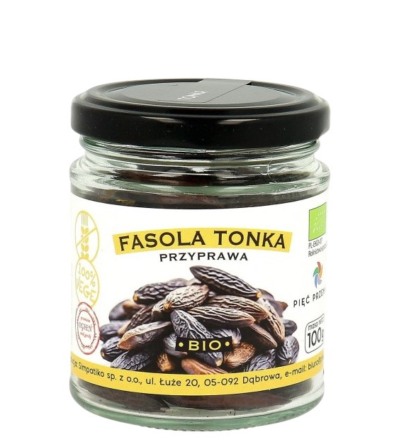 PIĘĆ PRZEMIAN Fasola Tonka przyprawa bezglutenowa BIO 100g