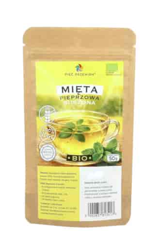 PIĘĆ PRZEMIAN Mięta pieprzowa suszona BIO 50g