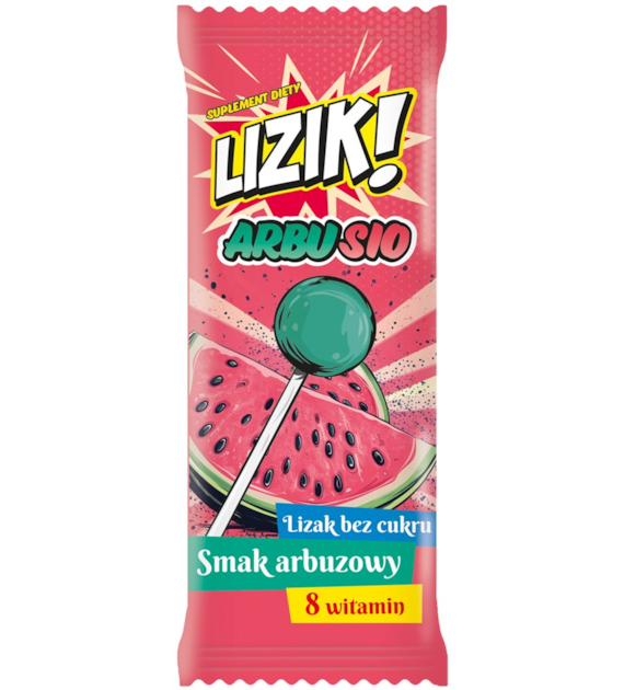 Lizik ARBUSIO lizak bez cukru smak arbuzowy 1 szt. STARPHARMA