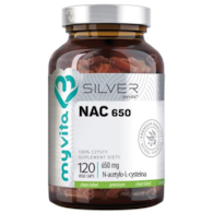 SILVER NAC N-acetylo-L-cysteina 650mg, 120kaps. MyVita