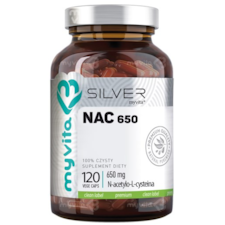 SILVER NAC N-acetylo-L-cysteina 650mg, 120kaps. MyVita