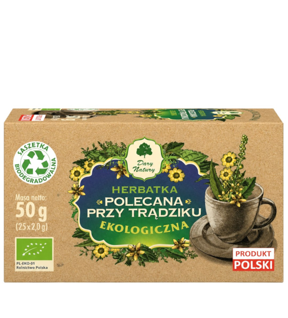 Herbatka Polecana przy trądziku fix BIO 25*2g DARY NATURY