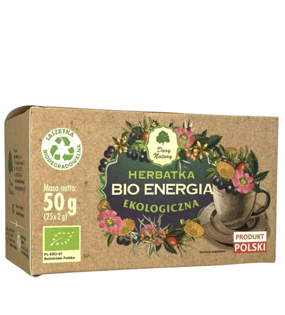 Herbatka Bio-energia fix BIO 25*2g DARY NATURY