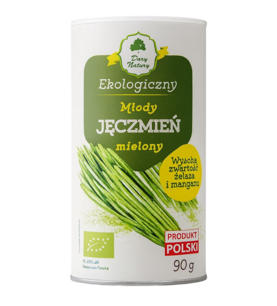 Jęczmień młody mielony BIO 90g DARY NATURY