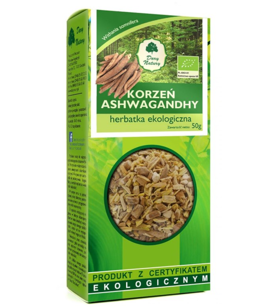 Ashwagandha korzeń BIO 100g DARY NATURY