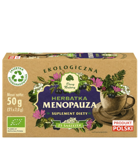 Herbatka Menopauza fix BIO 25*2g DARY NATURY