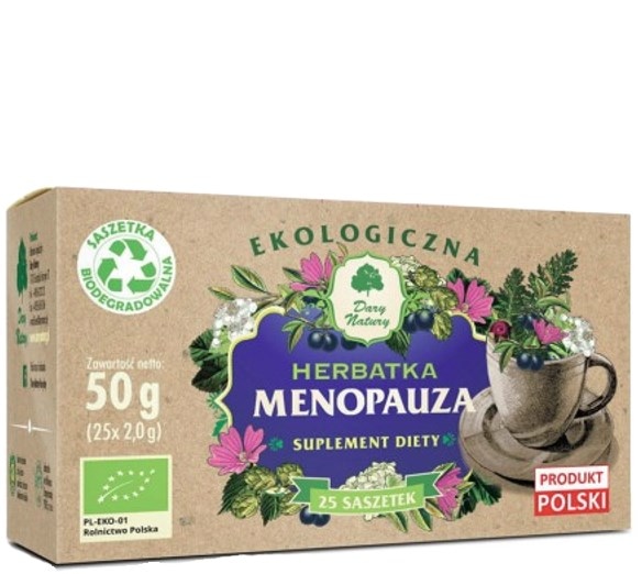 Herbatka Menopauza fix BIO 25*2g DARY NATURY