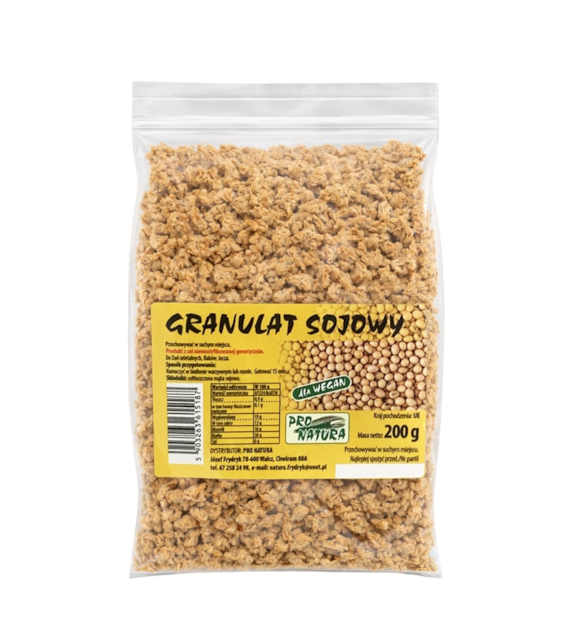 PRO NATURA Granulat sojowy 200g