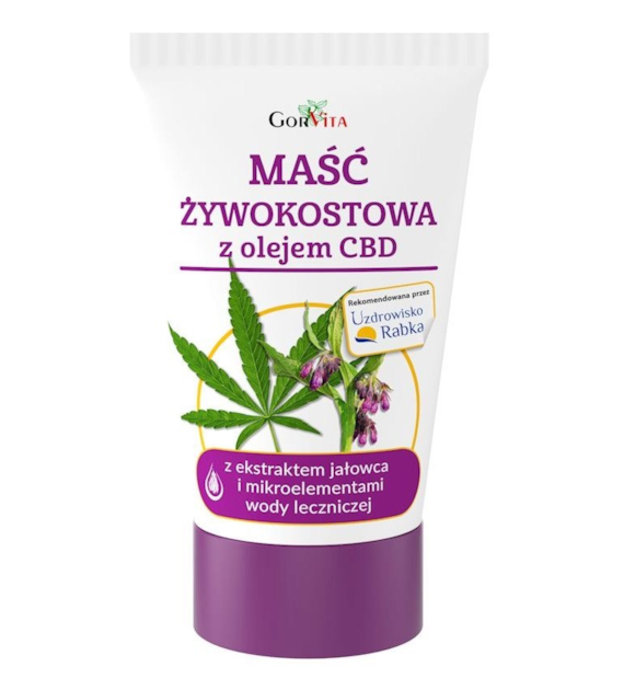 GORVITA Maść żywokostowa z olejem CBD 140ml