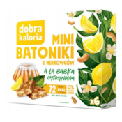 DOBRA KALORIA Mini batoniki a'la babka cytrynowa z nerkowców (6x17g) KUBARA