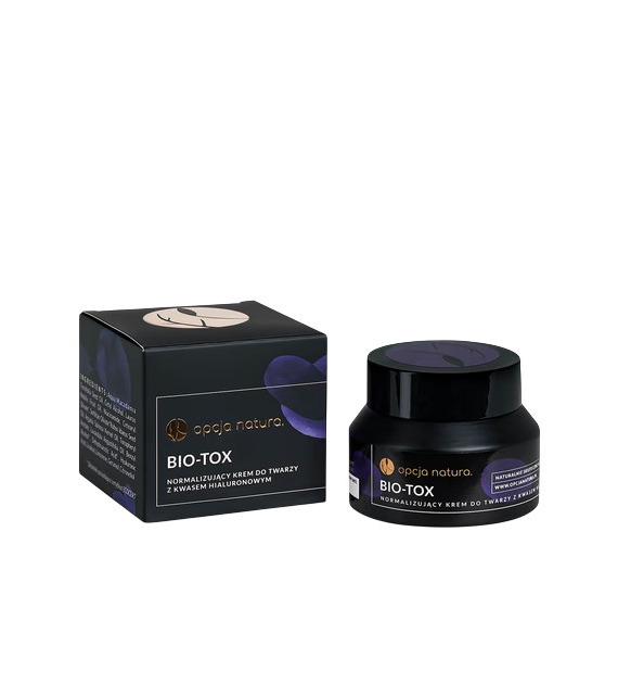 Bio-tox 50ml OPCJA NATURA - normalizujący krem do twarzy z kwasem hialuronowym