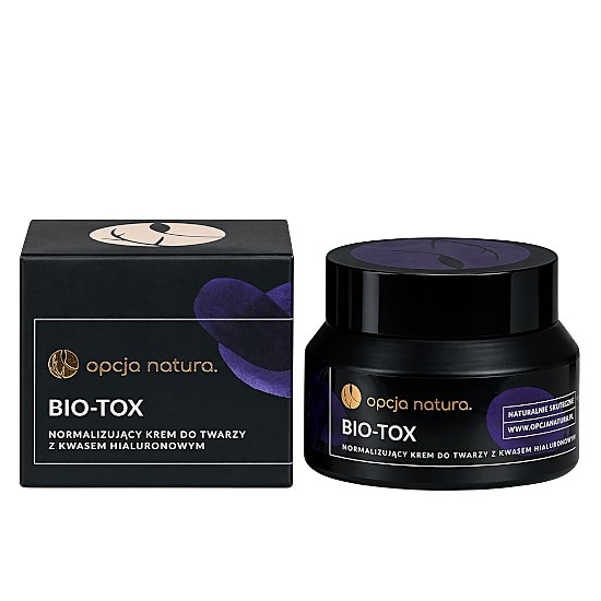 Bio-tox 50ml OPCJA NATURA - normalizujący krem do twarzy z kwasem hialuronowym