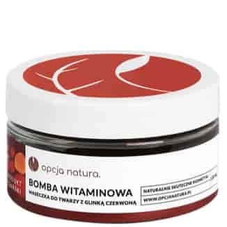 Bomba witaminowa maseczka do twarzy z glinką czerwoną 100ml OPCJA NATURA