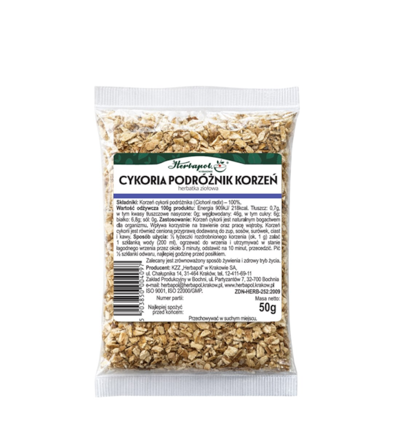 Cykoria podróżnik korzeń 50g HERBAPOL KRAKÓW