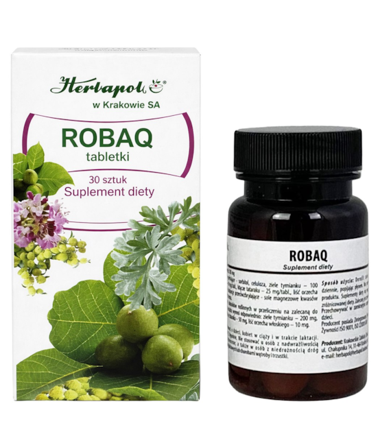 ROBAQ 30tabl. HERBAPOL KRAKÓW