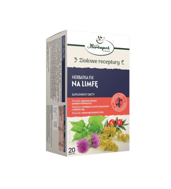 Herbatka na Limfę fix 20*2g HERBAPOL KRAKÓW