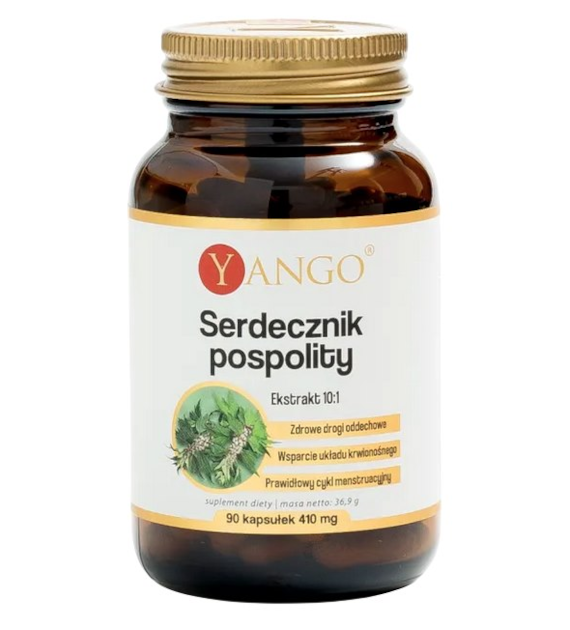 YANGO Serdecznik pospolity - ekstrakt 10:1 320mg, 90 kaps.