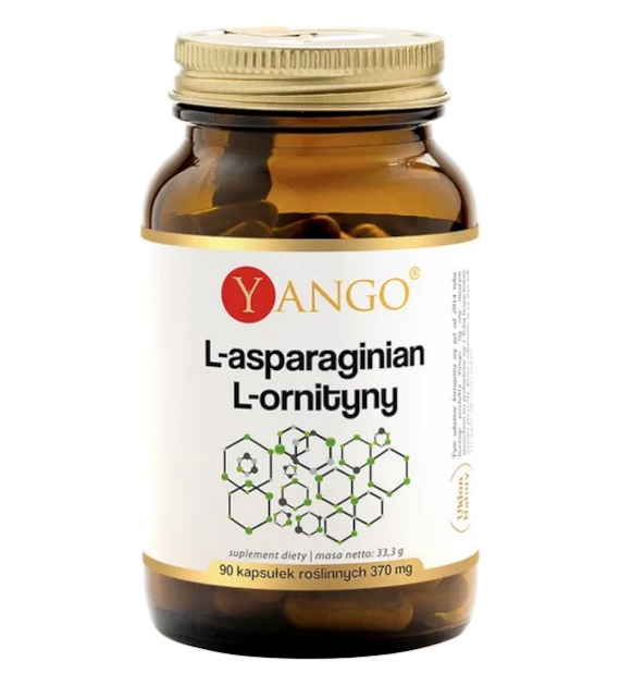 YANGO L-asparaginian L-ornityny 280mg, 90 kaps.