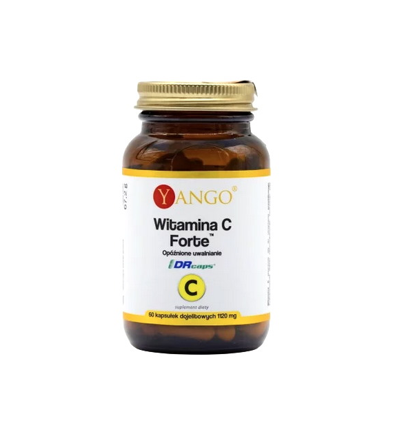 YANGO Witamina C Forte 1000mg opóźnione uwalnianie 60 dr caps.