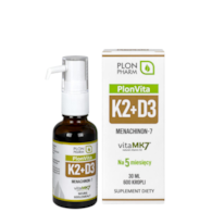 Witamina K2 100mcg + D3 4000 IU 30ml PLON PHARM (150 porcji)