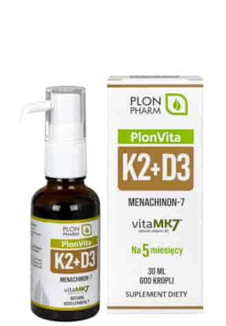 Witamina K2 100mcg + D3 4000 IU 30ml PLON PHARM (150 porcji)