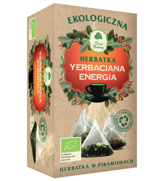 Herbatka Yerbaciana energia piramidki BIO 15*1,5g DARY NATURY