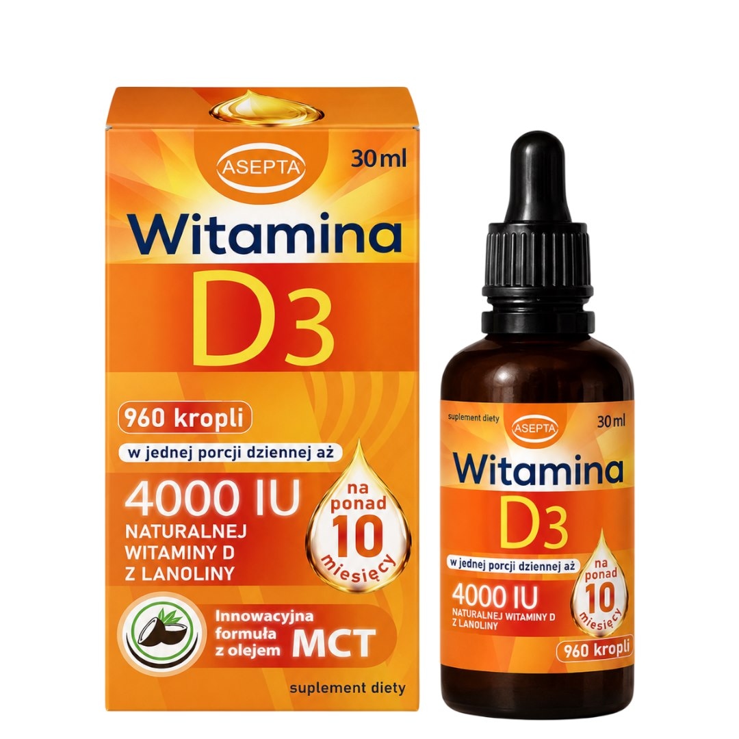 ASEPTA Witamina D3 Forte 4000 IU - 30ml