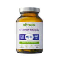 BIOWEN Cytrynian magnezu 825 mg z witaminą B6 (P-5-P) - 100 kapsułek