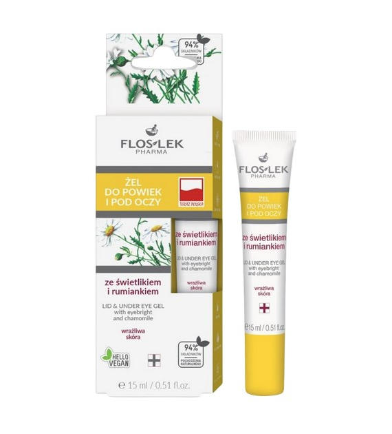 Świetlik z rumiankiem tuba 15ml FLOSLEK