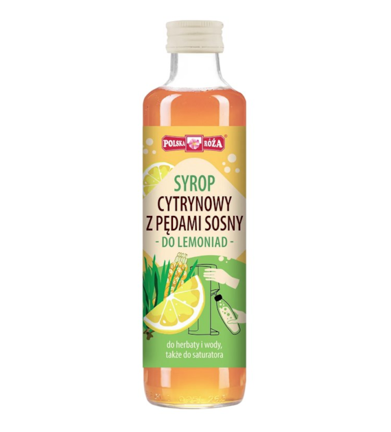 Syrop cytryna z pędami sosny do saturatora 250ml POLSKA RÓŻA