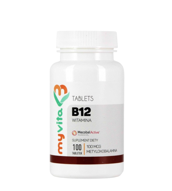 MyVita Witamina B12 100mcg, 100tabl.