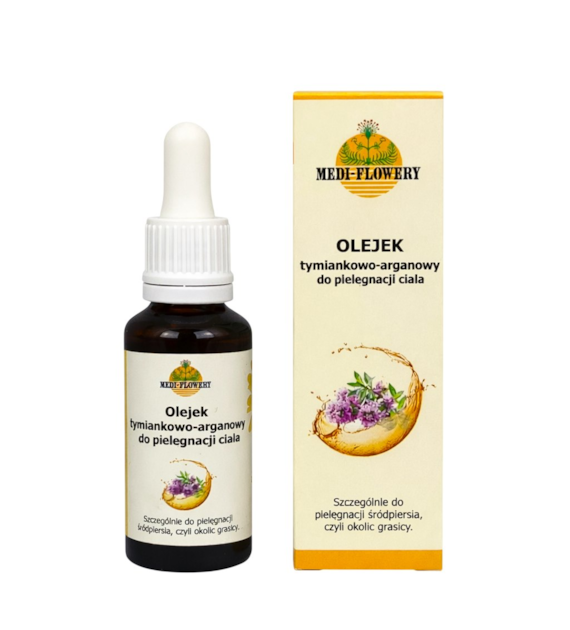 Emulsja tymiankowo-arganowa do pielęgnacji ciała 30ml MEDI-FLOWERY