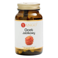 YANGO Ocet jabłkowy 475mg, 90 kaps.