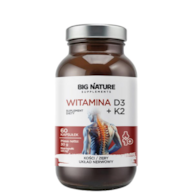 BIG NATURE Kapsułki Witamina D3 4000 IU + K2 100mcg 60 kaps.