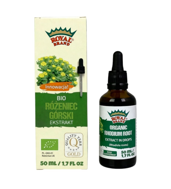 Ekstrakt z różeńca górskiego BIO 50ml ROYAL BRAND